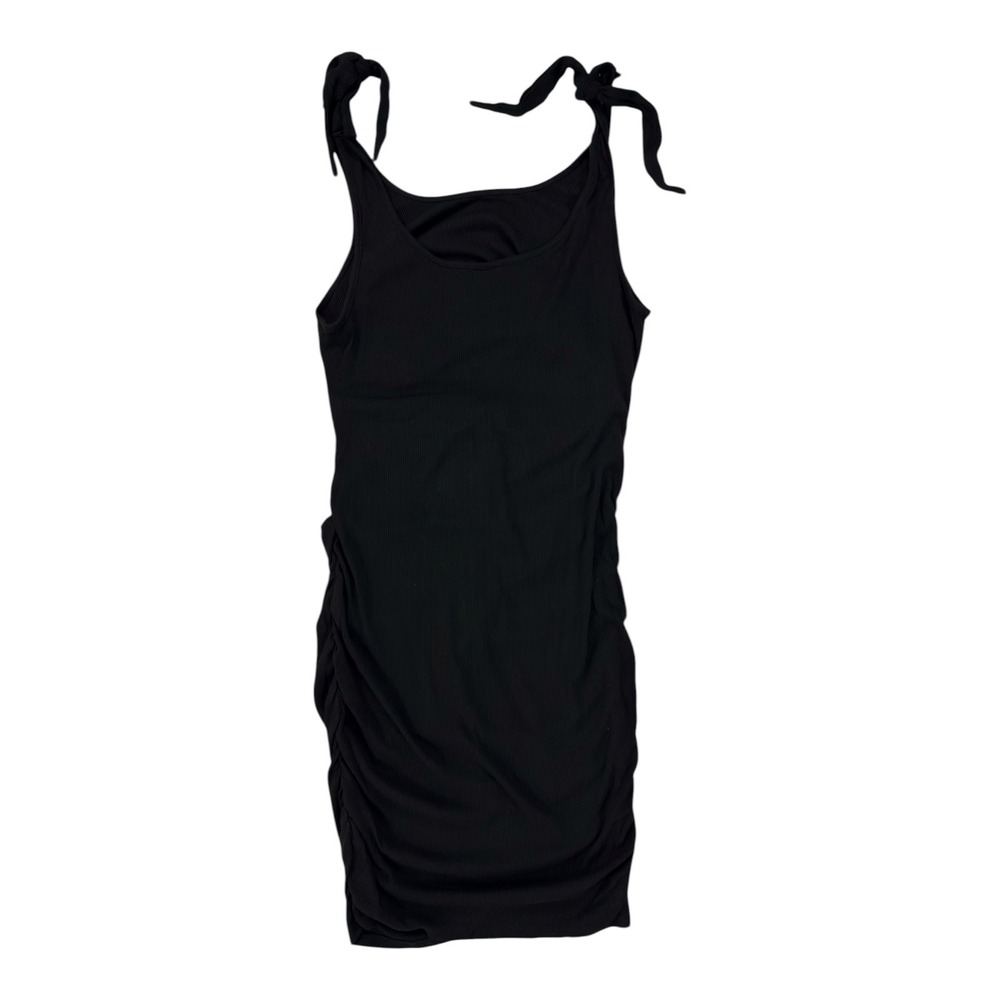 SHEIN Maternity Nursing Ruched Bodycon Dress XL LBD Chic Summer Date Night - Picture 4 of 7
